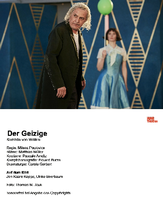 "Der Geizige" auf der Seebühne des Hans Otto Theaters, hier Paul Wilms als Valère und Mascha Schneider als Élise.