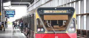 S-Bahn Zug der Berliner S-Bahn