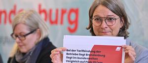 DGB-Bezirkschefin Katja Karger zur neuen Tarif-Kampagne für Brandenburg 