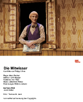 Gestatten: die Digitalität. Jacob Keller als Herr Kwant in "Die Mitwisser" von Philipp Löhle.