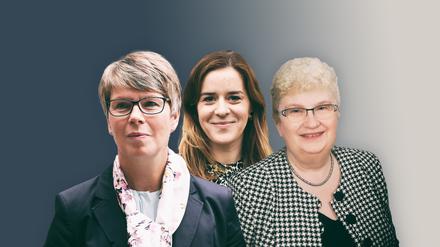 Die Netzwerkerinnen: Die Bürgermeisterinnen Kerstin Hoppe, Kathrin Neumann, Dittgard Hapich (v.l.).
