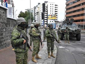 Soldaten auf den Straßen könnten für die ecuadorianische Bevölkerung zur Normalität werden.