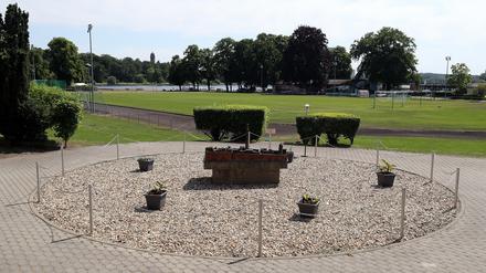 Der Sportplatz des ESV Lokomotive Potsdam.