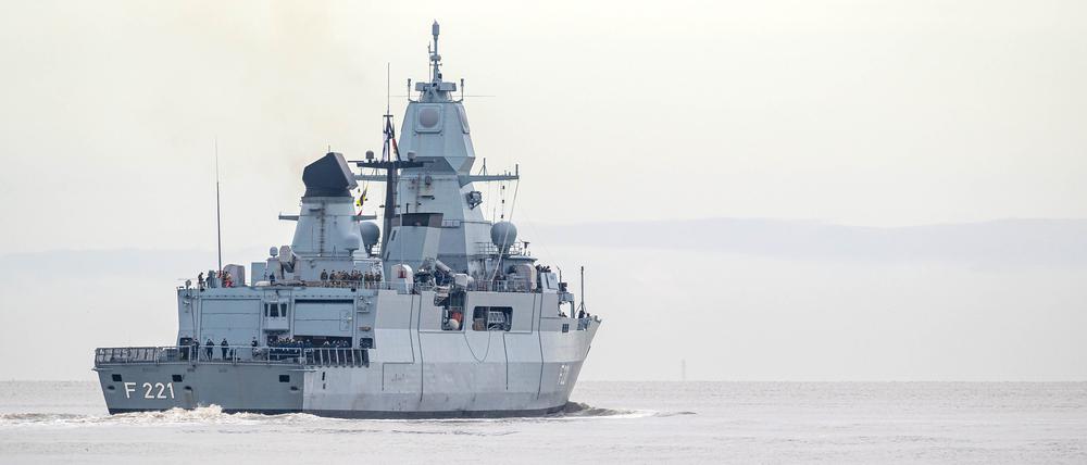 Die deutsche Fregatte «Hessen» brach im Februar von Wilhelmshaven aus in See, um sich im Roten Meer am Schutz von Handelsschiffen gegen Angriffe der vom Iran unterstützten Huthi-Miliz zu beteiligen.