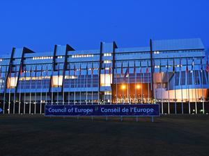 Das Gebäude des Europarats in Straßburg.