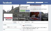 Die Facebook-Seite des hessischen Landesverbandes der Partei "Die Partei" ist seit Donnerstag nicht erreichbar
