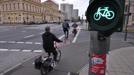 In der Breiten Straßen soll die Ampelschaltung künftig an Radfahrern ausgerichtet werden. 