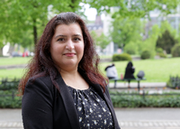 Fereshta Hussain, Vorsitzende des Migrantenbeirats Potsdam und gebürtige Afghanin.