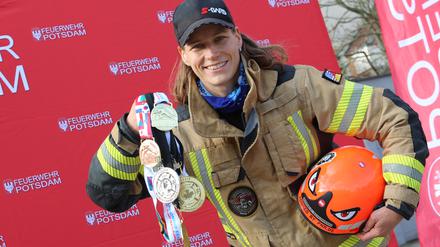 Marie Schumann gewann als Feuerwehr-Sportlerin in dieser Saison sechs Medaillen.