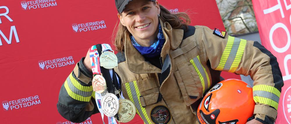 Marie Schumann gewann als Feuerwehr-Sportlerin in dieser Saison sechs Medaillen.