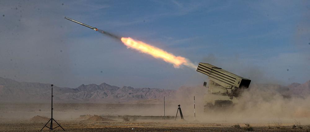 Eine iranische Raketenabwehr.