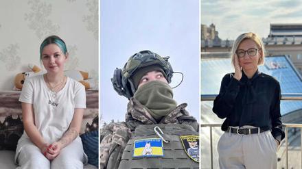 Wie ändert sich die Rolle der Frau im Krieg? Drei Ukrainerinnen erzählen.