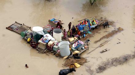 Überflutungen in Pakistan im Mai 2023.