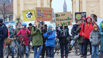 Klimastreik am Luisenplatz im März 2023.