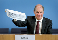 Finanzminister Olaf Scholz. Der mit dem "Wumms".