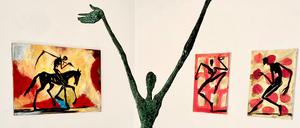 „Grautöne“ heißt die Ausstellung im Kunsthaus Sans Titre, in der aktuelle Werke von Helge Leiberg zu sehen sind. 