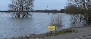 Hochwasser in Wittenberge.