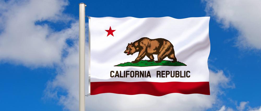 Die Flagge von Kalifornien