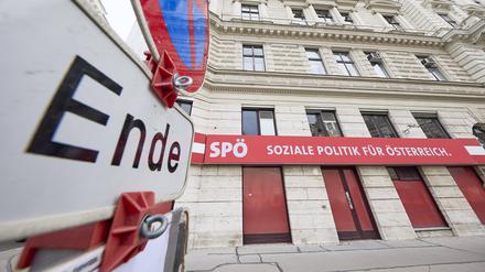 SPÖ-Zentrale in der Löwelstrasse in Wien. 