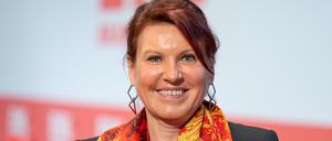 Ines Hübner, stellvertretende Landesvorsitzende der SPD Brandenburg und Bürgermeisterin von Velten im Kreis Oberhavel.