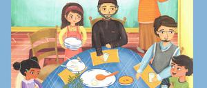 Innenseite aus dem Kinderbuch „Ramadan der Dinge“