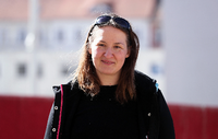 Julia Jestremska (40) ist alleinerziehende Mutter von fünf Kindern. Seit 2004 lebt sie in Potsdam. In Gorlowka hat sie Englisch und Literatur auf Lehramt studiert.