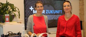 Unternehmensgründerinnen Katja Hanack (links) und Dagmar Köhler-Repp fühlen sich wohl in der Region. Doch für ihre Arbeit brauchen sie Räume.  