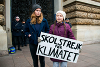 Klimaaktivistin Greta Thunberg ist heute in Berlin und Potsdam unterwegs.