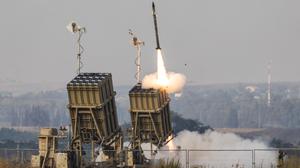 Über das Iron-Dome-Raketenabwehrsystem wurden am Dienstag vier Raketen aus Gaza abgefangen. 