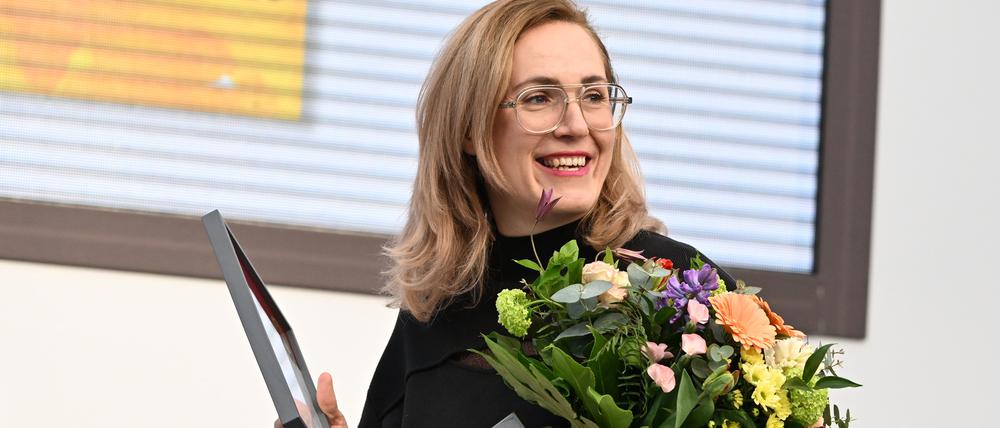 Barbi Markovi hat den Preis der Leipziger Buchmesse in der Kategorie Belletristik für ihr Buch „Minihorror“ gewonnen. 
