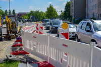 Autofahrer müssen an vielen Ecken Potsdams mit Einschränkungen und Verzögerungen rechnen.