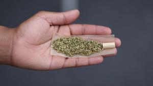 Ein Cannabis-Joint.