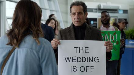 Monk (Tony Shalhoub) möchte nicht auf die Hochzeitsfeier seiner Tochter.
