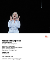 Lebensnah und überlebensstark: Rita Feldmeier in ihrer Rolle als Haifa in "Occident Express" (Regie: Esther Hattenbach), 2018 am Hans Otto Theater.