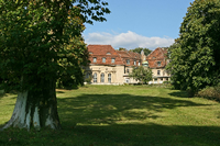 Die Parkanlage am Schloss Marquardt.