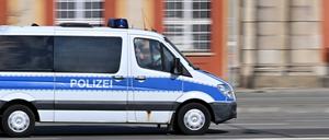 Polizei im Einsatz in Potsdam (Symbolfoto).