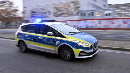 Ein Polizeiauto in Potsdam.