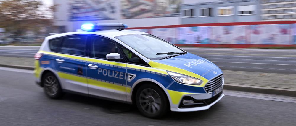 Ein Polizeiauto in Potsdam.