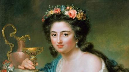 Mit 18 schon eine Institution. Henriette Herz (1764 - 1847) auf einem Gemälde von Anna Dorothea Lisiewska. 