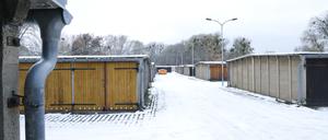 Garagen am Baggersee, Stern, Garagenstandort, Gestaltungsrat, Potsdam 03.12.2023 Foto: Sebastian Gabsch