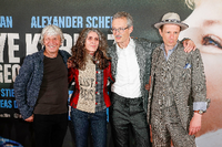 Bei der Berlinale-Premiere des Films: Andreas Dresen, Laila Stieler, Bernhard Docke und Alexander Scheer (v.l.).