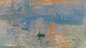 „Impression, soleil levant“ (1872) von Claude Monet.