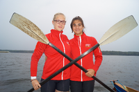 Neue Saison, neue Herausforderung. Im Jahr 2017 werden Annabel Oertel (l.) und Friederike Müller mit anderen Zweierpartnerinnen um die Plätze in der Nationalmannschaft kämpfen.