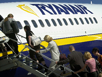 Nicht nur Easyjet - auch Ryanair hat seine Flugzeugflotte am BER schon verkleinert.