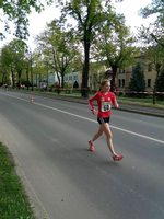 Sie geht und geht und geht. Saskia Feige legt im Wettkampf und Training viele Kilometer zurück.