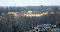 Blick auf Schloss Sanssouci.