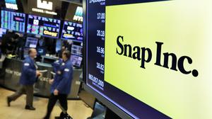Die Aktie der Snapchat-Firma geht nach einem Umsatzplus an den Börsen durch die Decke.