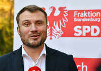 Daniel Keller (SPD) ist neuer Vorsitzender der SPD-Landtagsfraktion in Brandenburg.