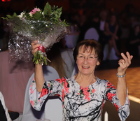 Engagiert. Fechttrainerin Gisela Meller wurde als Ehrenamtliche ausgezeichnet.