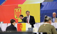Potsdams Oberbürgermeister Mike Schubert (SPD) in der Stadtverordnetenversammlung (Archivbild). 